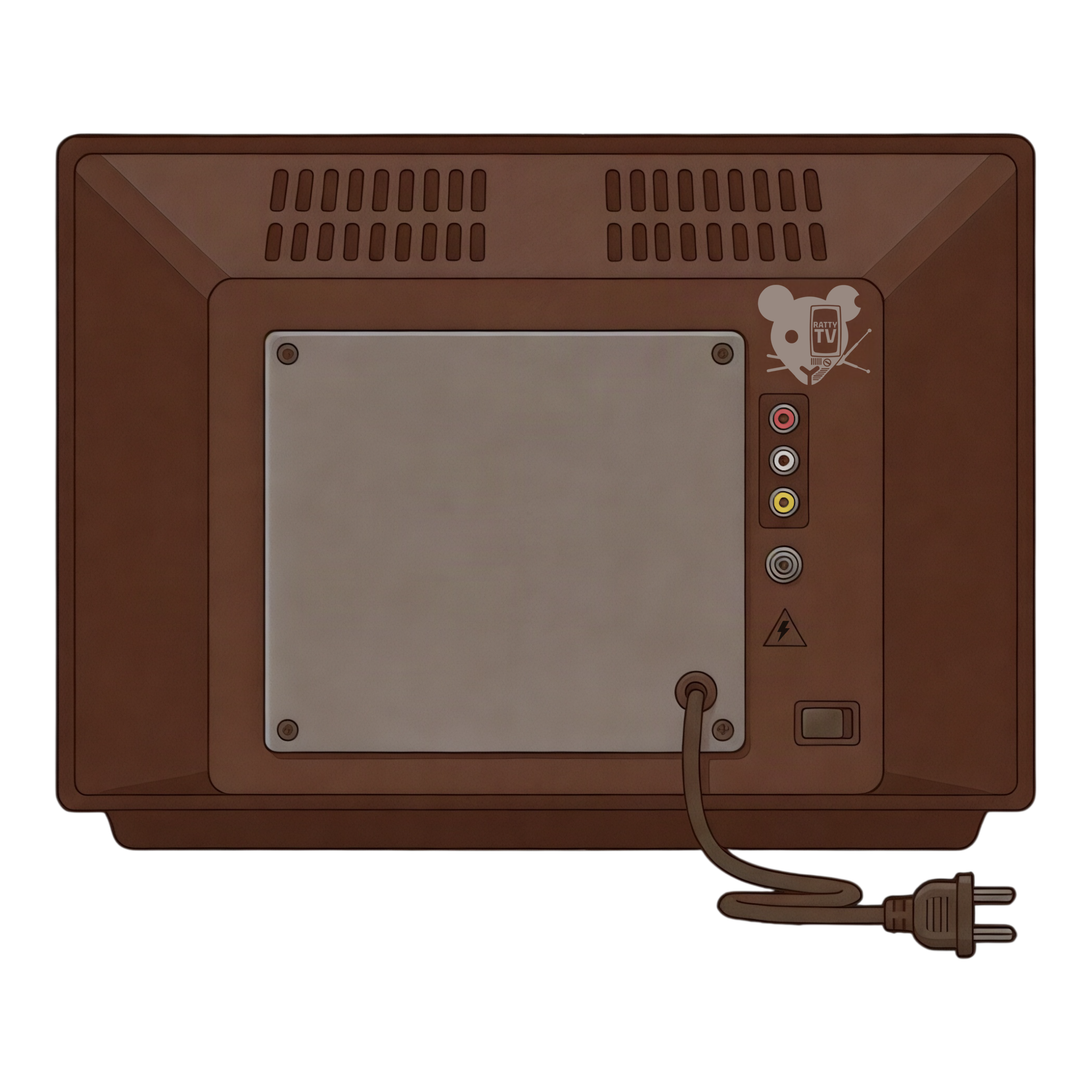Back of the Ratty TV